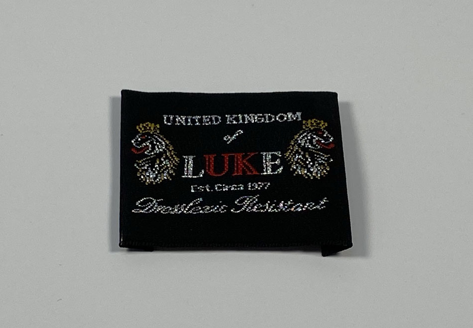 LUKE Satin Woven Neck Label