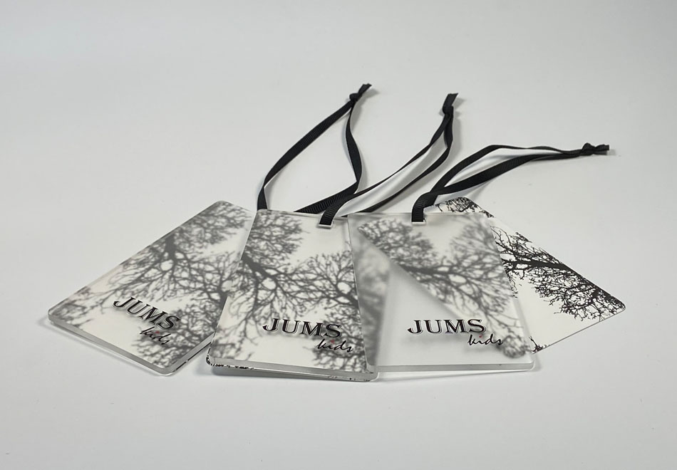 PRINTED JUMS LOGO ACRYLIC HANGTAG