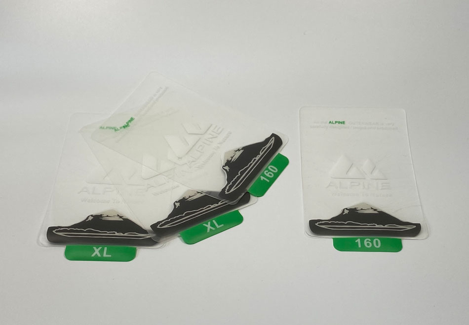 TRANSPARENT PRINTED TPU LABEL