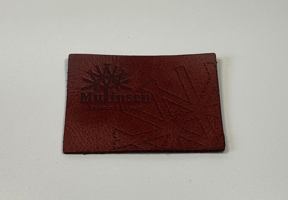 HOT STAMPED LEATHER PATCH