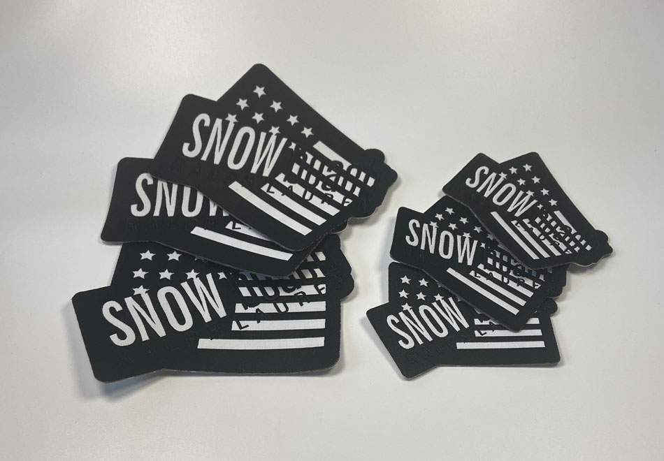 SNOW WOVEN LABEL