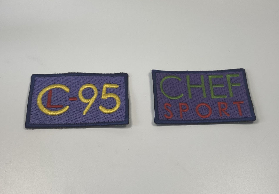 C95 EMBROIDERED BADGES