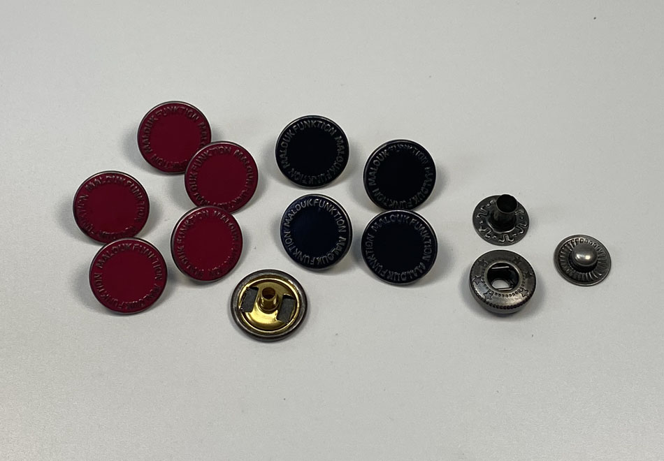 ENAMELLED COLOR SNAP  BUTTON